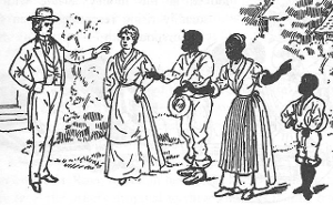 enlarge the image: Illustration from Pudd'nhead Wilson, public domain