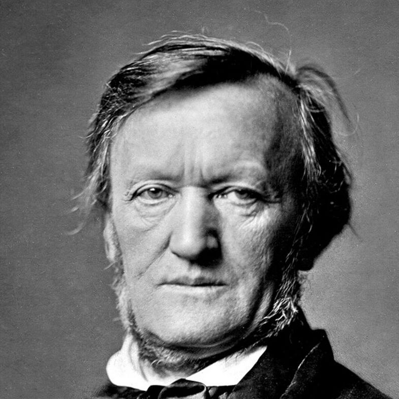 Portraitfoto von Richard Wagner (1871, Fotografie von Franz Hanfstaengel).