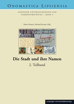 Buchcover von "Die Stadt und ihre Namen Band 2".