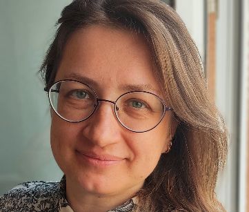 Das Bild zeigt das Portrait der ukrainischen Gastprofessorin Dr. habil. Anna Gaidash