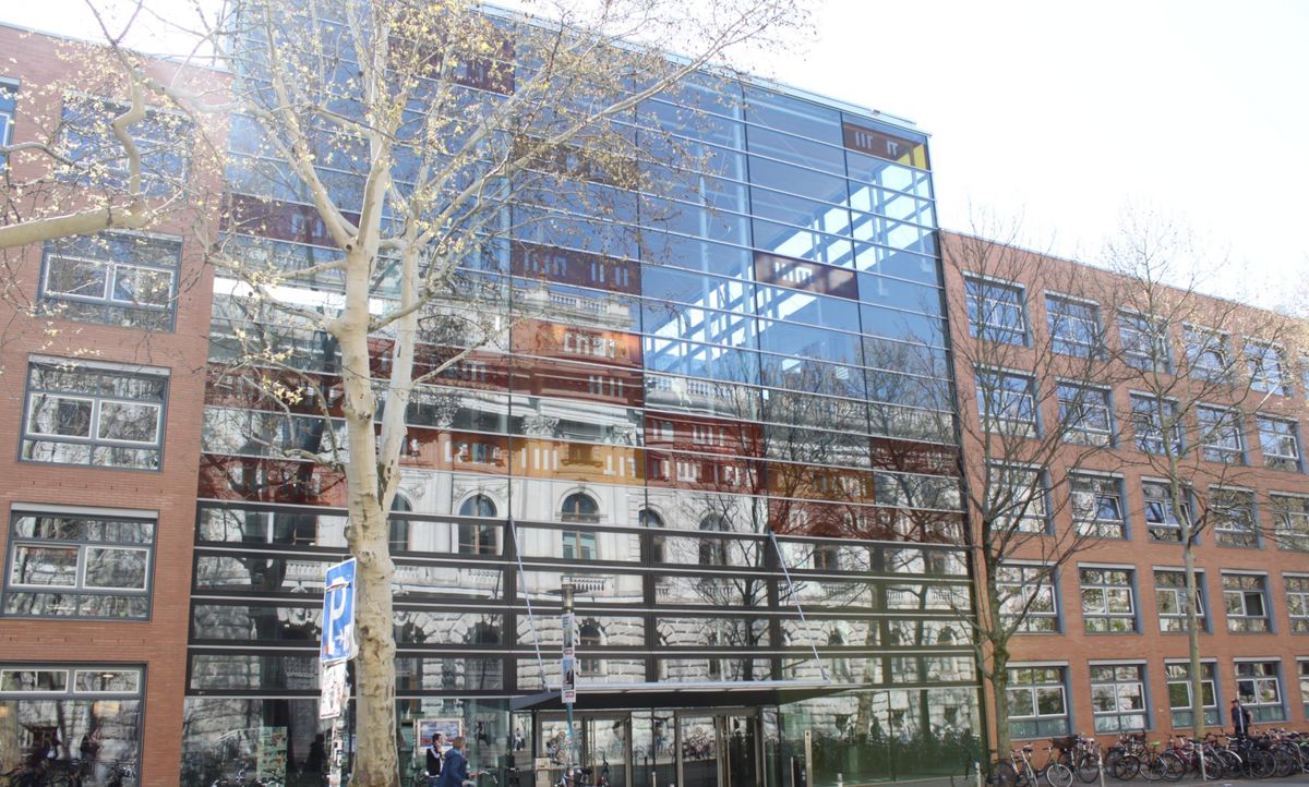 Blick auf das Geisteswissenschaftliche Zentrum (GWZ) der Universität Leipzig.