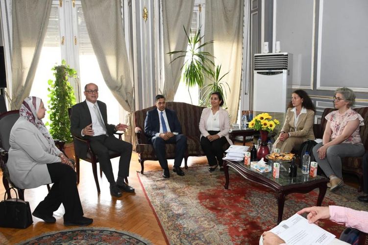 Meeting with the Vice President of Ain Shams University, Photo: Oliver Czulo