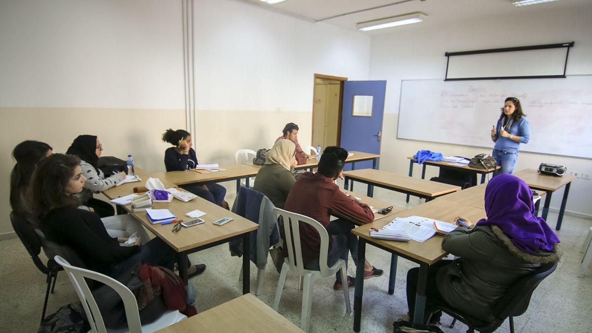 Campus BZU, Studenten, Birzeit