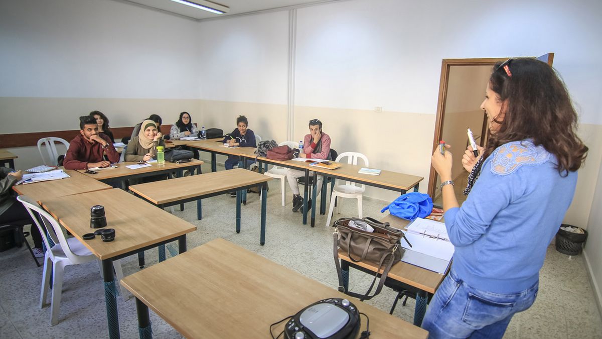 Campus BZU, Sprachunterricht, Birzeit