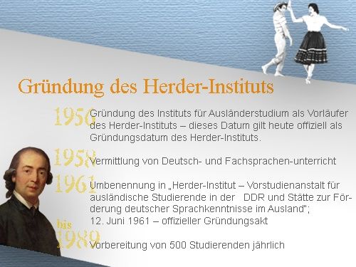 zur Vergrößerungsansicht des Bildes: Infos zur Gründung des Herder-Instituts