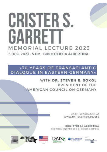 Crister S. Garrett Memorial Lecture 2023