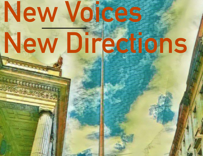 Plakat für den internationalen Workshop zu zeitgenössischer irischer Literatur: "New Voices – New Directions" im September 2022 in Leipzig