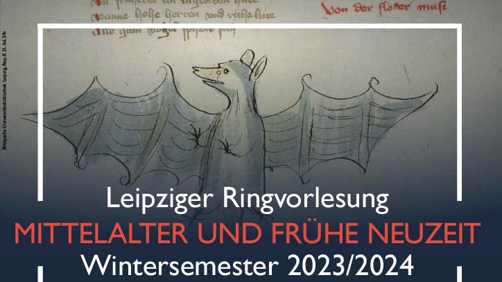 Plakat der Ringvorlesung Mittelalter und Frühe Neuzeit im Wintersemester 2023/24