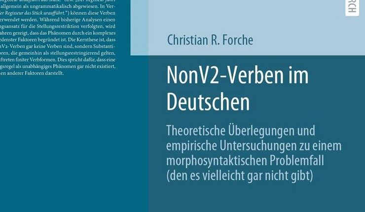 Cover des Buches von Christian Forche: NonV2 Verben im Deutschen.