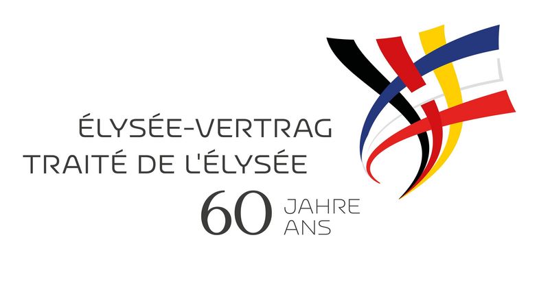 Logo „60 Jahre Elysee-Vertrag“